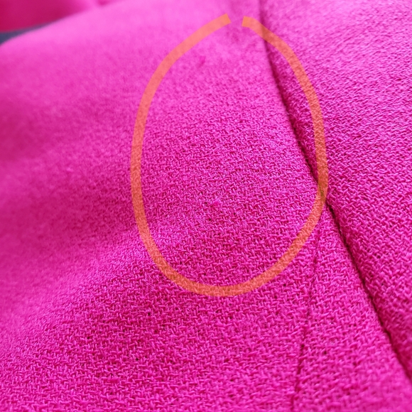 Linda Allard Tracy Pink Wool Crepe Light Jacket - Picture 8 of 8